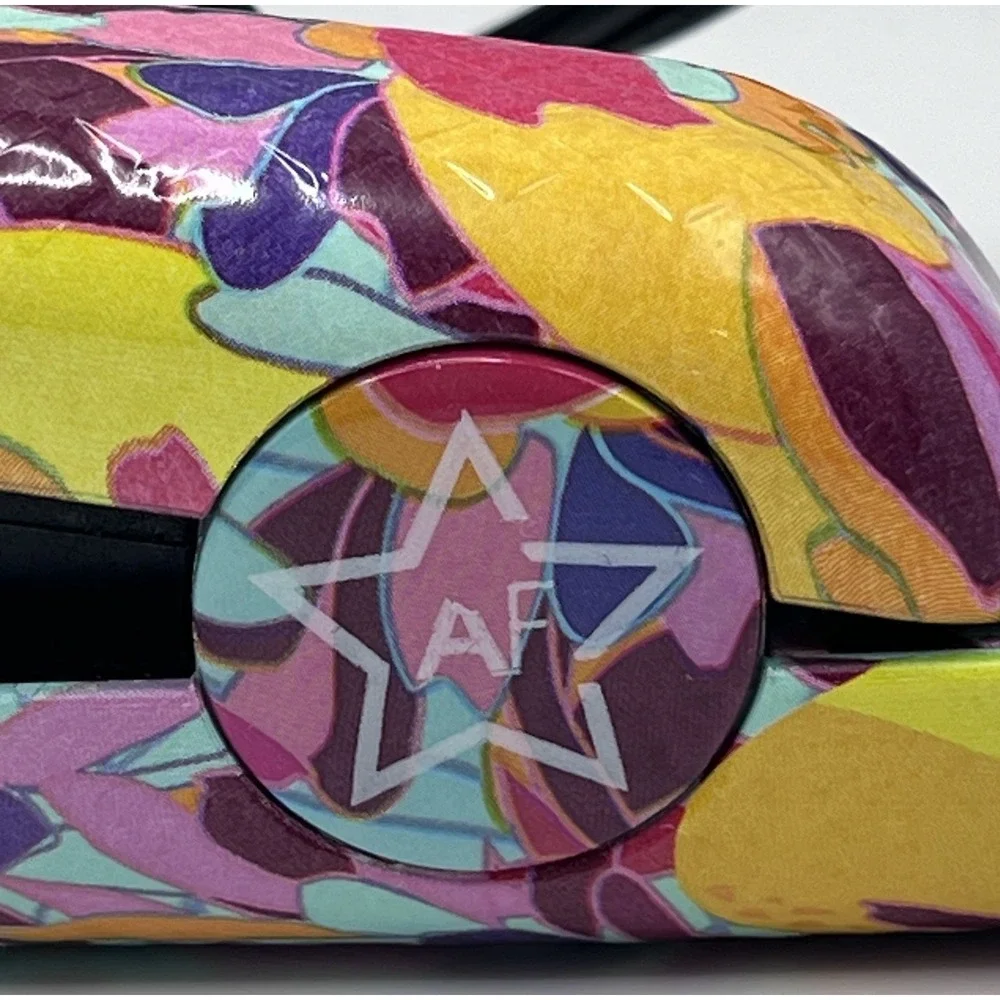 💥 Almost Famous Flat Iron Studio Series Hair Straightener Tropical Paint Color